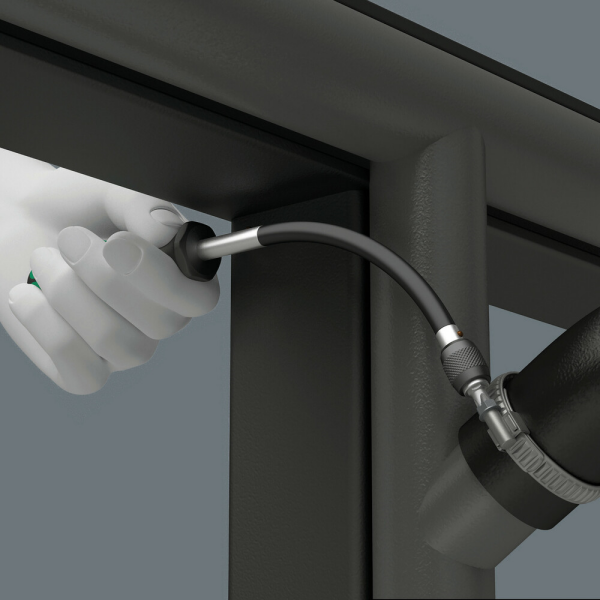 Wera 5028160001 Handbithouder Met Flexibele Kling - 1/4"X 177mm - Detailed view of the product