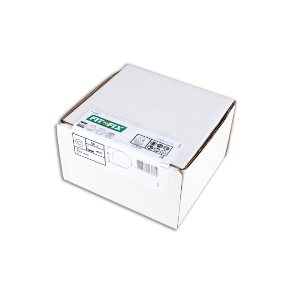 Fit-to-Fix Schuurschijf - P400 - Rond 125mm (50st) - Detailed view of the product