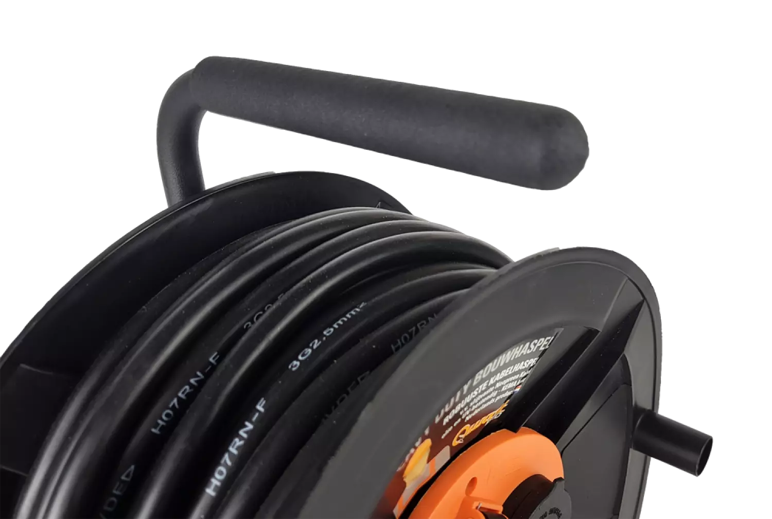 QwattPRO 1111019 BlackMaster Kabelhaspel - H07RN-F - IP44 - 25m thumbnail 2