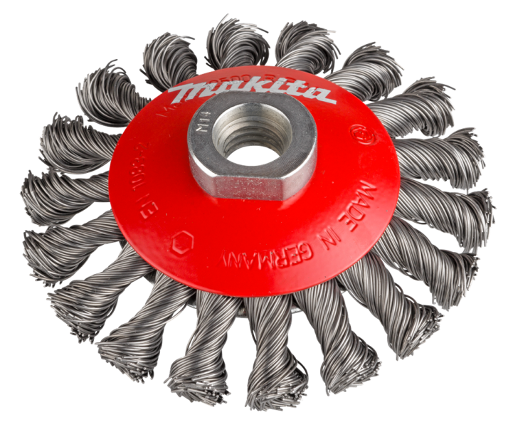 Makita P-04494 Kegelborstel Met Getordeerde Draadbundel - 100x22mm - Detailed view of the product