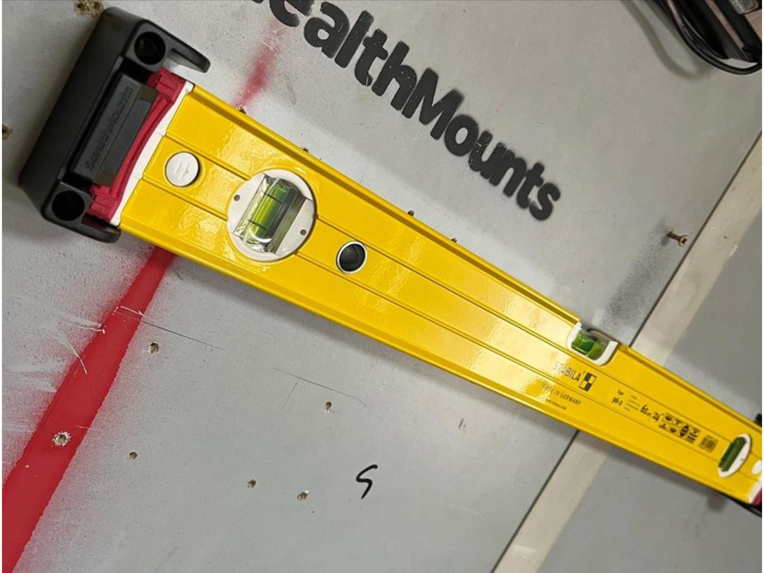 StealthMounts OM-LM-RED-2 Niveaubevestigingen - Rood - 2 Stuks thumbnail 3