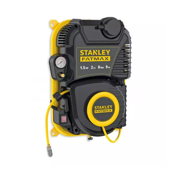 Stanley Fatmax 8215410STF585 Wandcompressor - 1,1 KW - 8 Bar - 160L/min - Olievrij