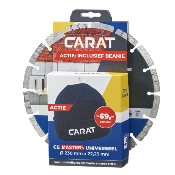 Carat CEM2303A24 Diamantzaag Universeel MasterØ230 X 22,23 + Gratis Beanie