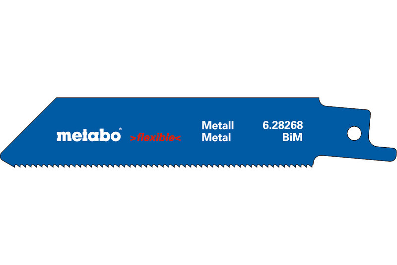 Metabo 628267000 Reciprozaagblad - 100 X 14TPI - Metaal (5st) EAN: 4007430217653