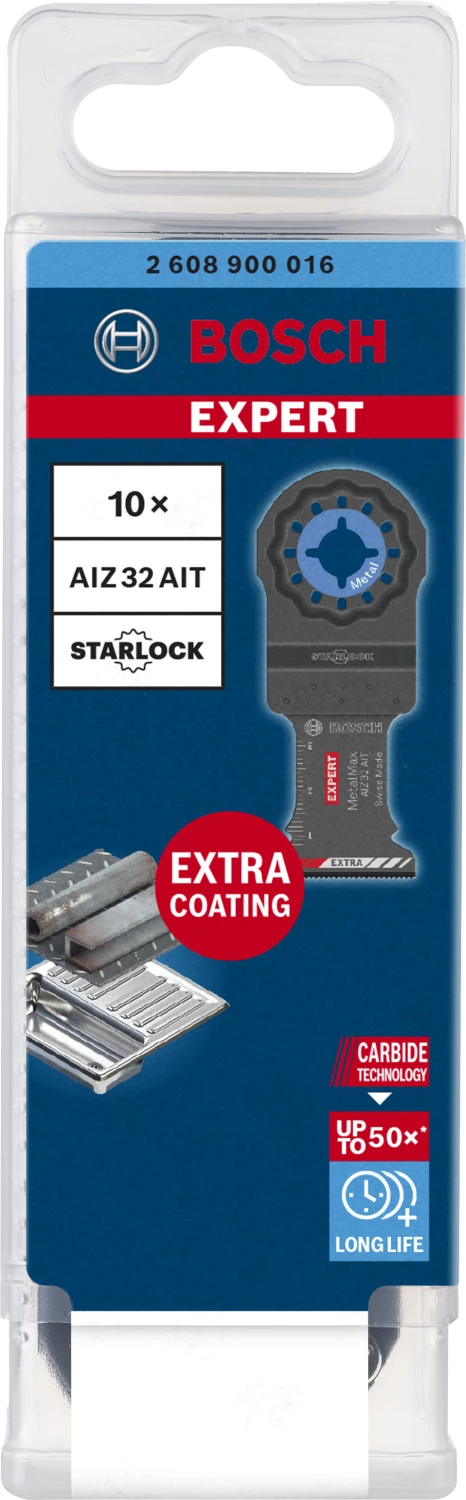 Bosch Accessories 2608900016 EXPERT MetalMax AIZ 32 AIT Carbide Invalzaagblad 10-delig 10 stuk(s)