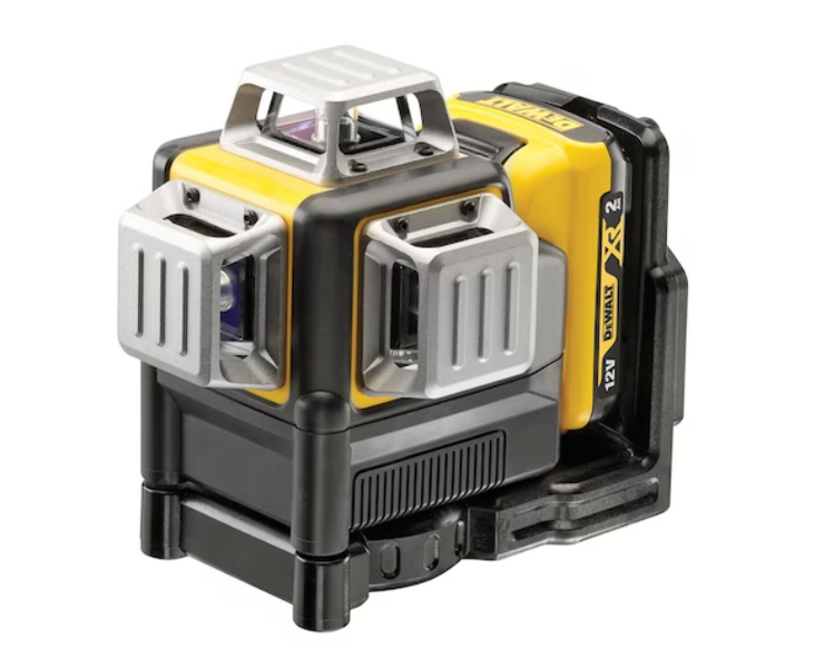 DeWALT DCE089D1G 10.8V Li-Ion Accu Zelfnivellerende 3x 360º Multilijnlaser Set (1x 2.0Ah Accu) In Koffer - 30m - Groen - Detailed view of the product