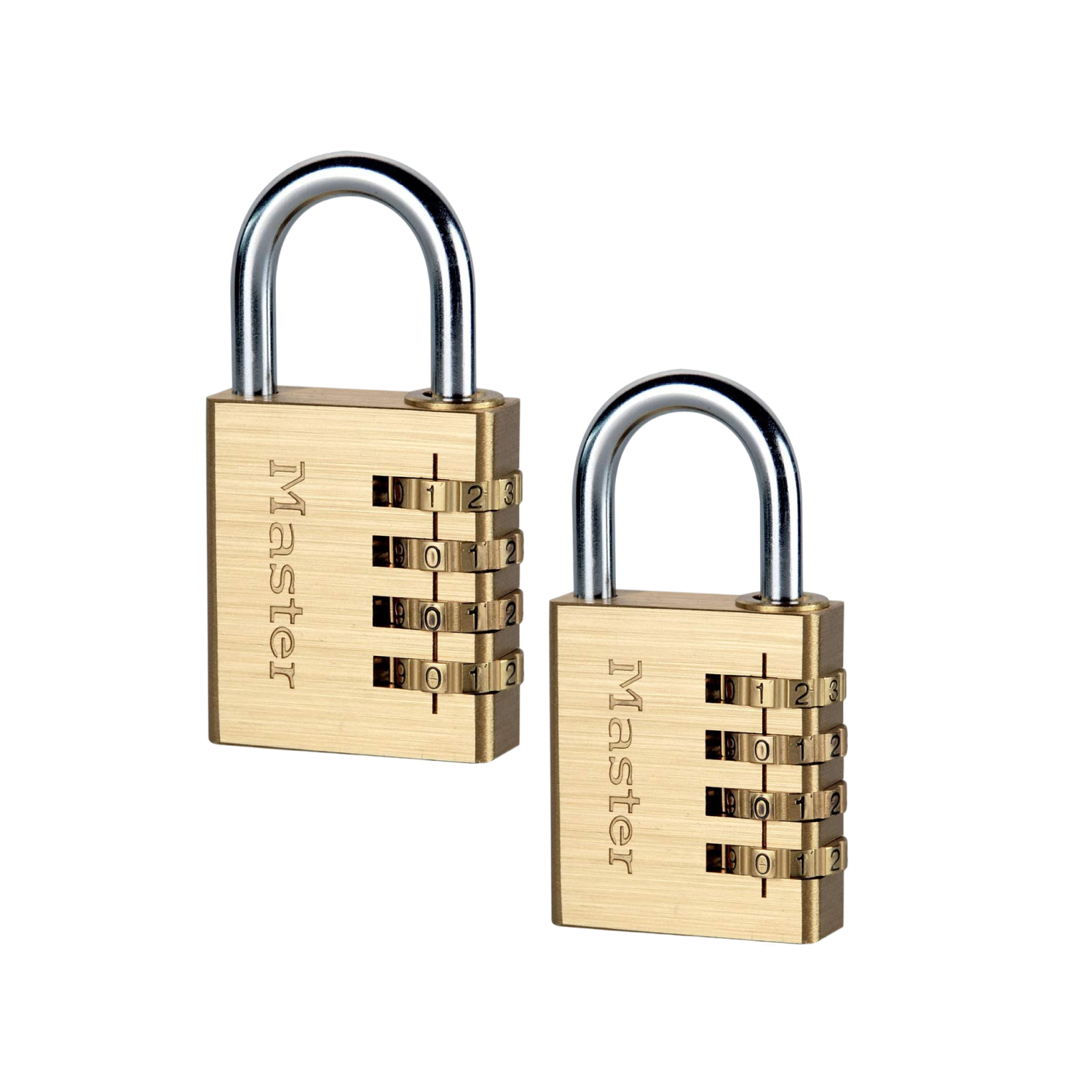 Master Lock 604EURD Hangslot - 40mm - Cijfercode (2 Stuks) afbeelding