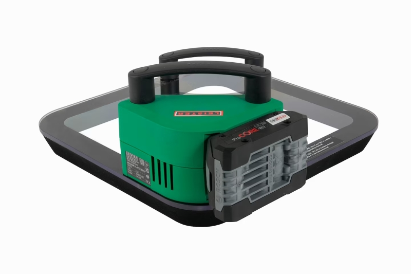 Leister 100-LP 18V Accu Vacuum Plate Set (2x 4,0Ah Accu) In Koffer - Detailed view of the product
