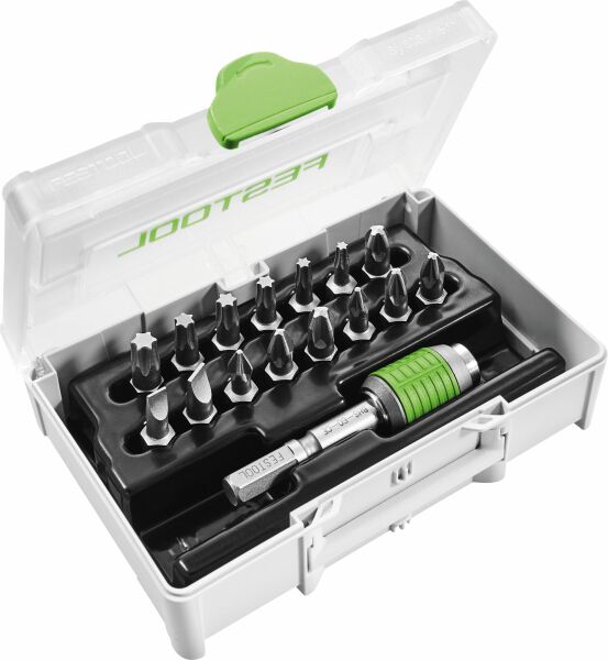 Festool SYS3XXS CE-MX BHS 60 16-delige Bitset In Microsystainer - PZ/PH/TX/SZ