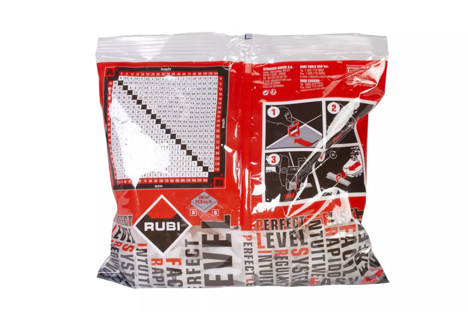 Rubi 02854 Delta Levelling Clips - 2,0mm (400st) thumbnail 2