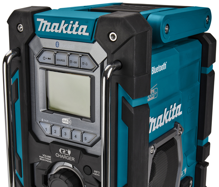 Makita DMR301 10,8-18V Li-Ion Accu Bouwradio - Bluetooth -dab+ - Werkt Op Netstroom&Accu - Detailed view of the product