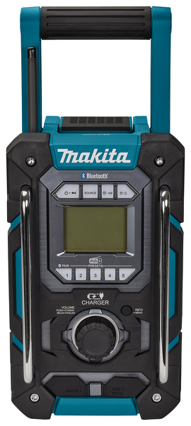 Makita DMR301 10,8-18V Li-Ion Accu Bouwradio - Bluetooth -dab+ - Werkt Op Netstroom&Accu EAN: 88381899550