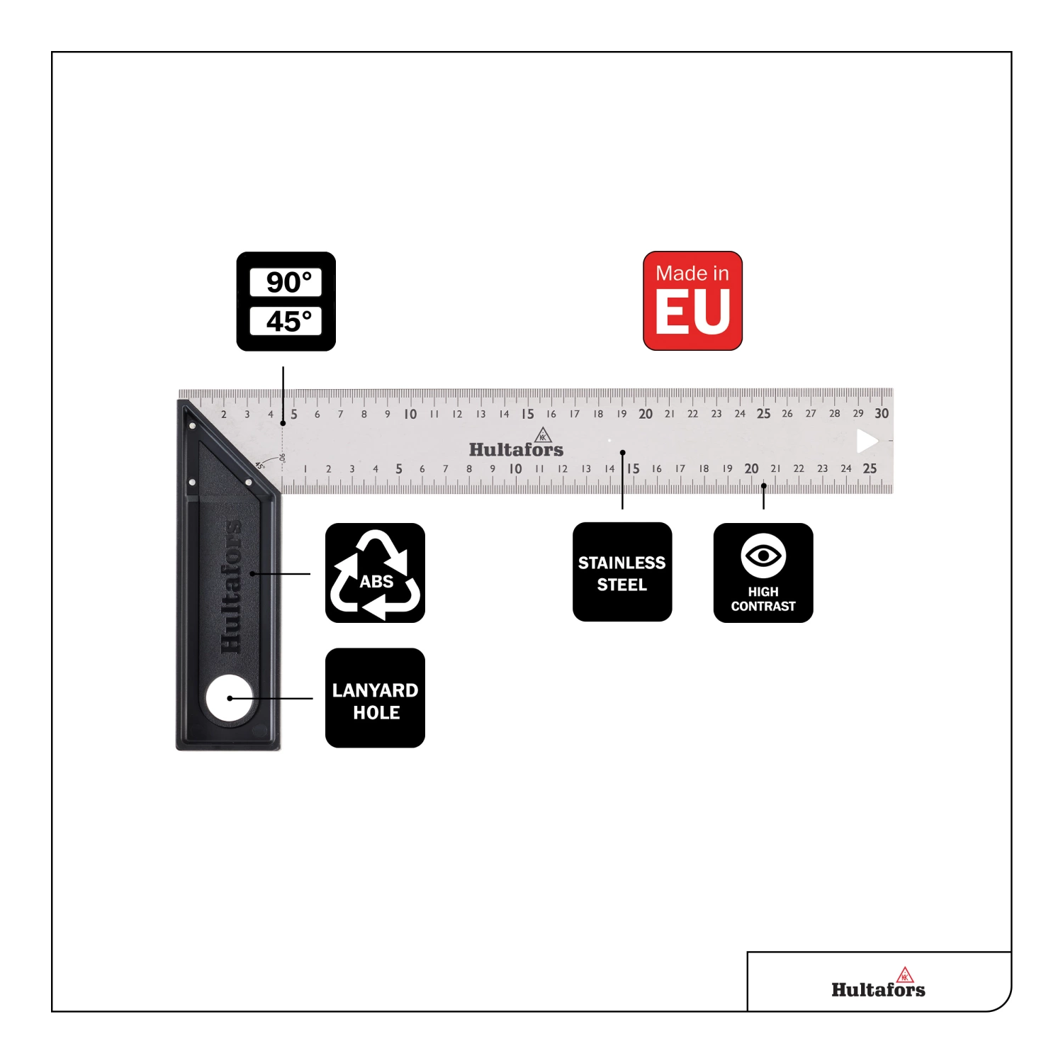 Hultafors S30L Lichtgewicht Winkelhaak - 300mm thumbnail 4