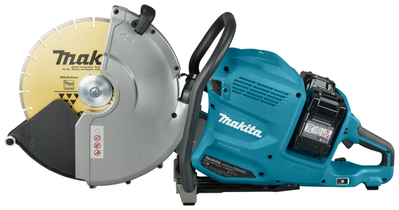 Makita CE002GT401X XGT 2x40 V Max Li-ion Accu Doorslijper Set (4x 5,0Ah) In Doos/Mbox - 355mm - Detailed view of the product