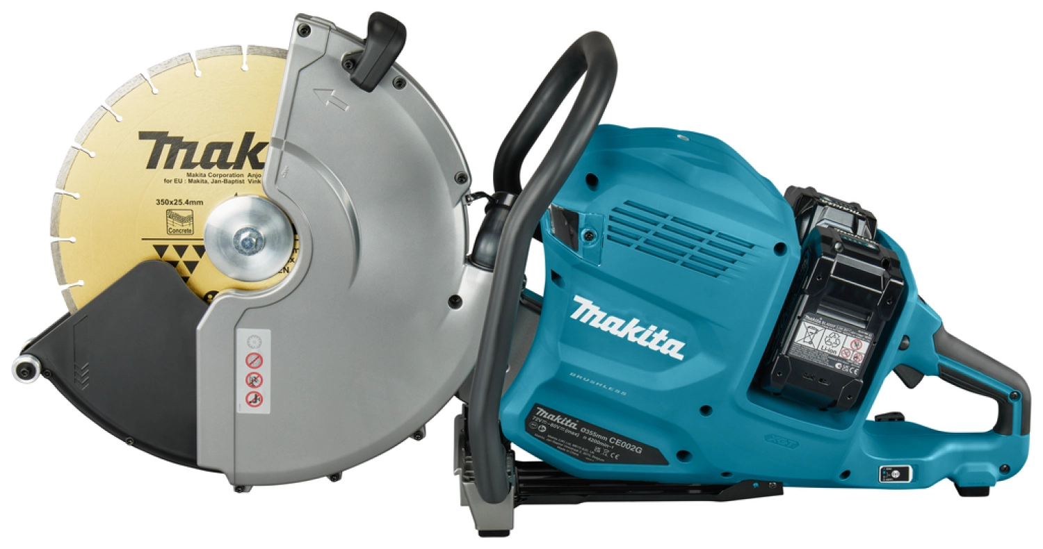 Makita CE002GT401X XGT 2x40 V Max Li-ion Accu Doorslijper Set (4x 5,0Ah) In Doos/Mbox - 355mm thumbnail 3