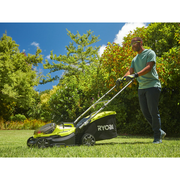 Ryobi RY18LM37A-140 18V Li-Ion Accu Grasmaaier Set (1x 4.0Ah Accu) - 37cm - Detailed view of the product