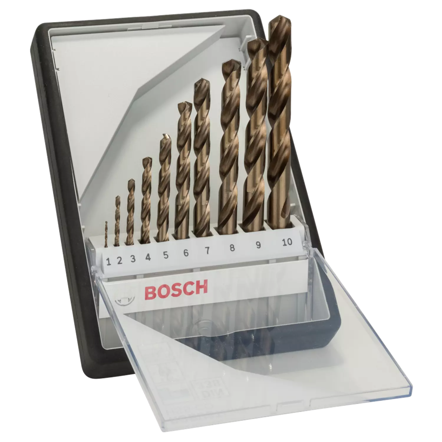 Bosch 2607019925 10-delige HSS-Co Metaalborenset Robust Line - 1-10mm