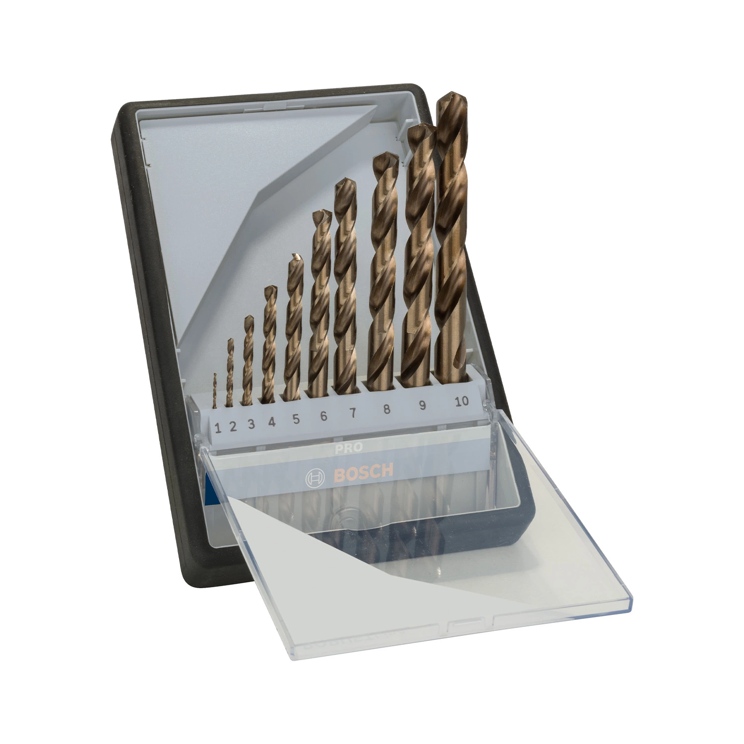 Bosch 2607019925 10-delige HSS-Co Metaalborenset Robust Line - 1-10mm
