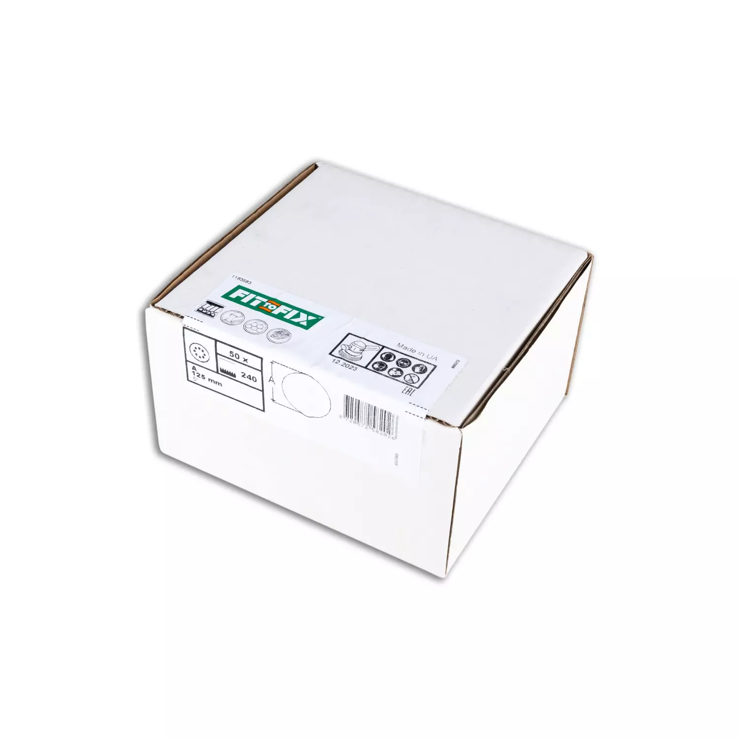 Fit-to-Fix Schuurschijf - P240 - Rond 125mm (50st) thumbnail 2