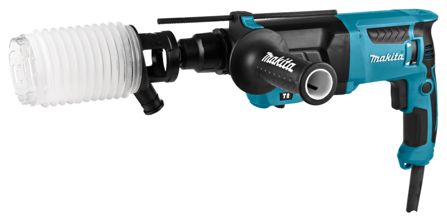 Makita HR2630J Combihamer 800w 2.4J met afzuigset