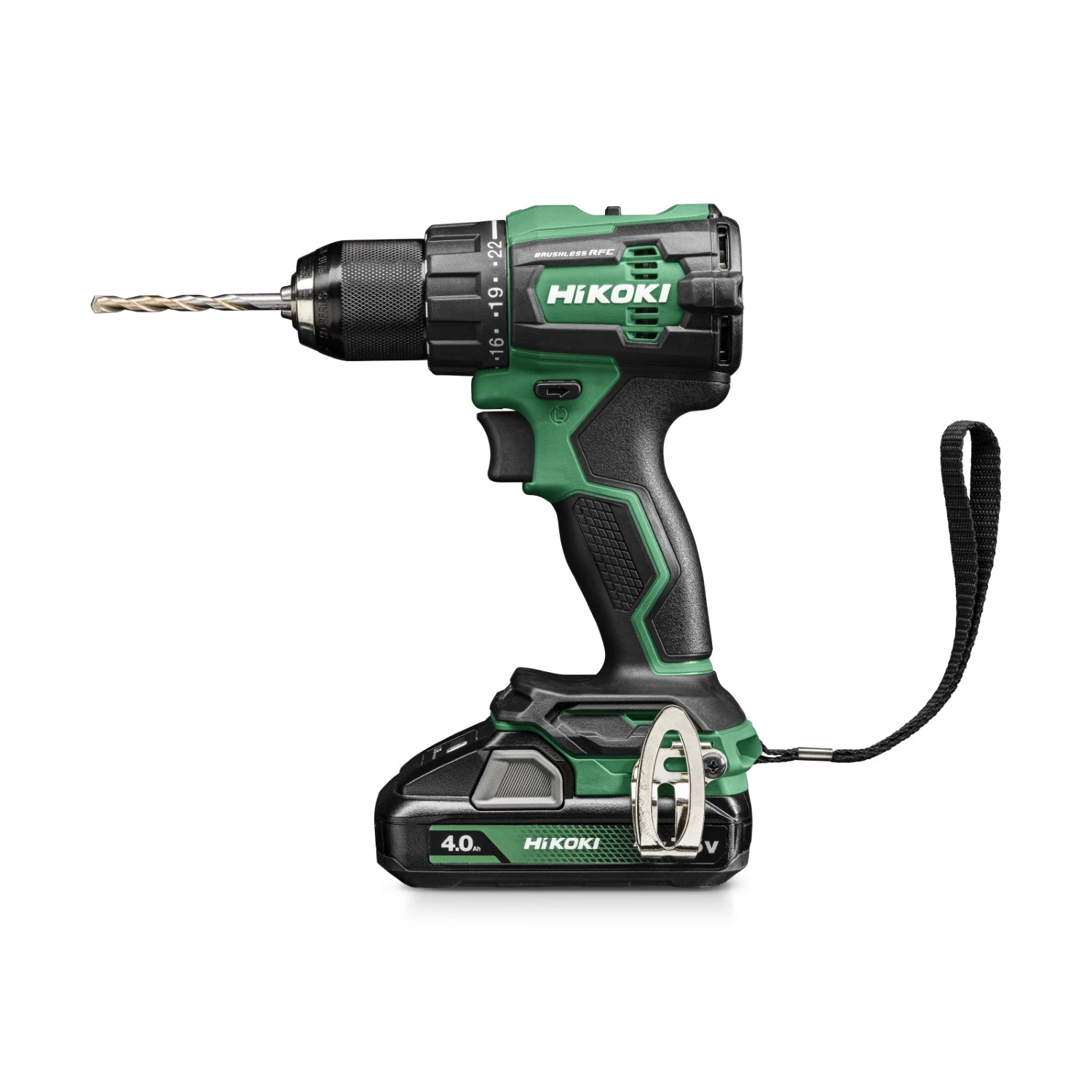 HiKOKI DV18DEWHZ 18V Li-ion Accu Klopboorschroefmachine Set (2x 4.0Ah Accu) In HSC II Koffer - 70Nm thumbnail 2