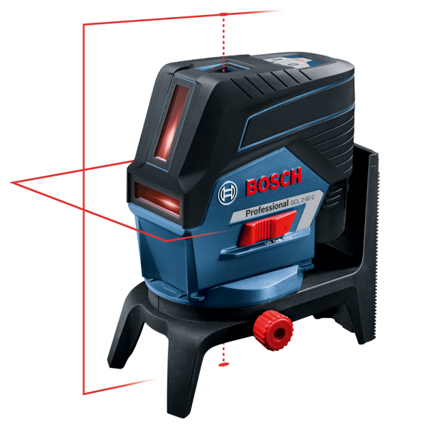 Bosch GCL 2-50 C SOLO 12V Li-Ion Accu Kruislijn-/puntlaser Body In L-Boxx - Rood - 20m - Detailed view of the product