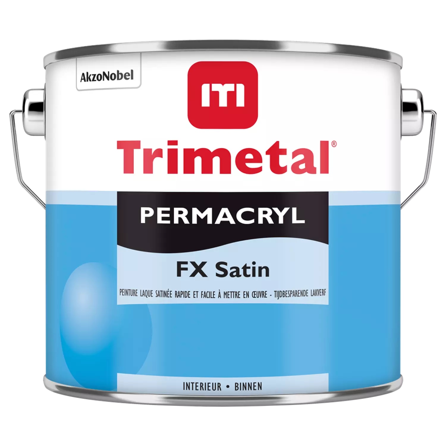 Trimetal Permacryl FX Satin - Op Kleur Gemengd - 2,5L