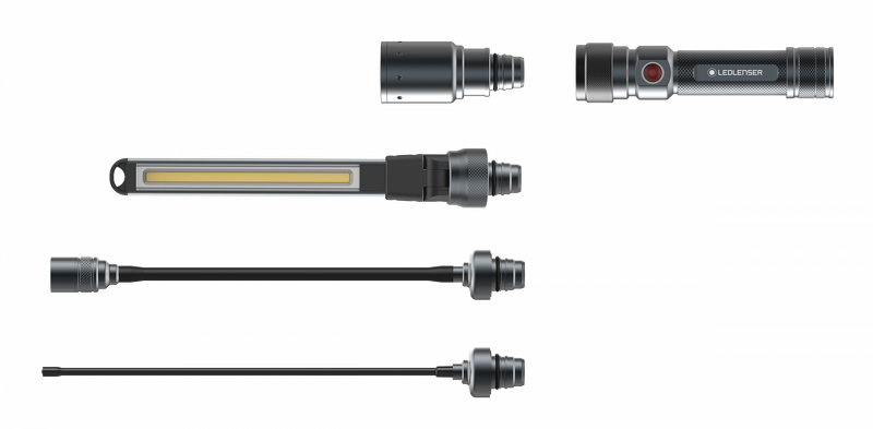 Ledlenser 502136 4-delige LED Zaklamp - Oplaadbaar - 280Lm