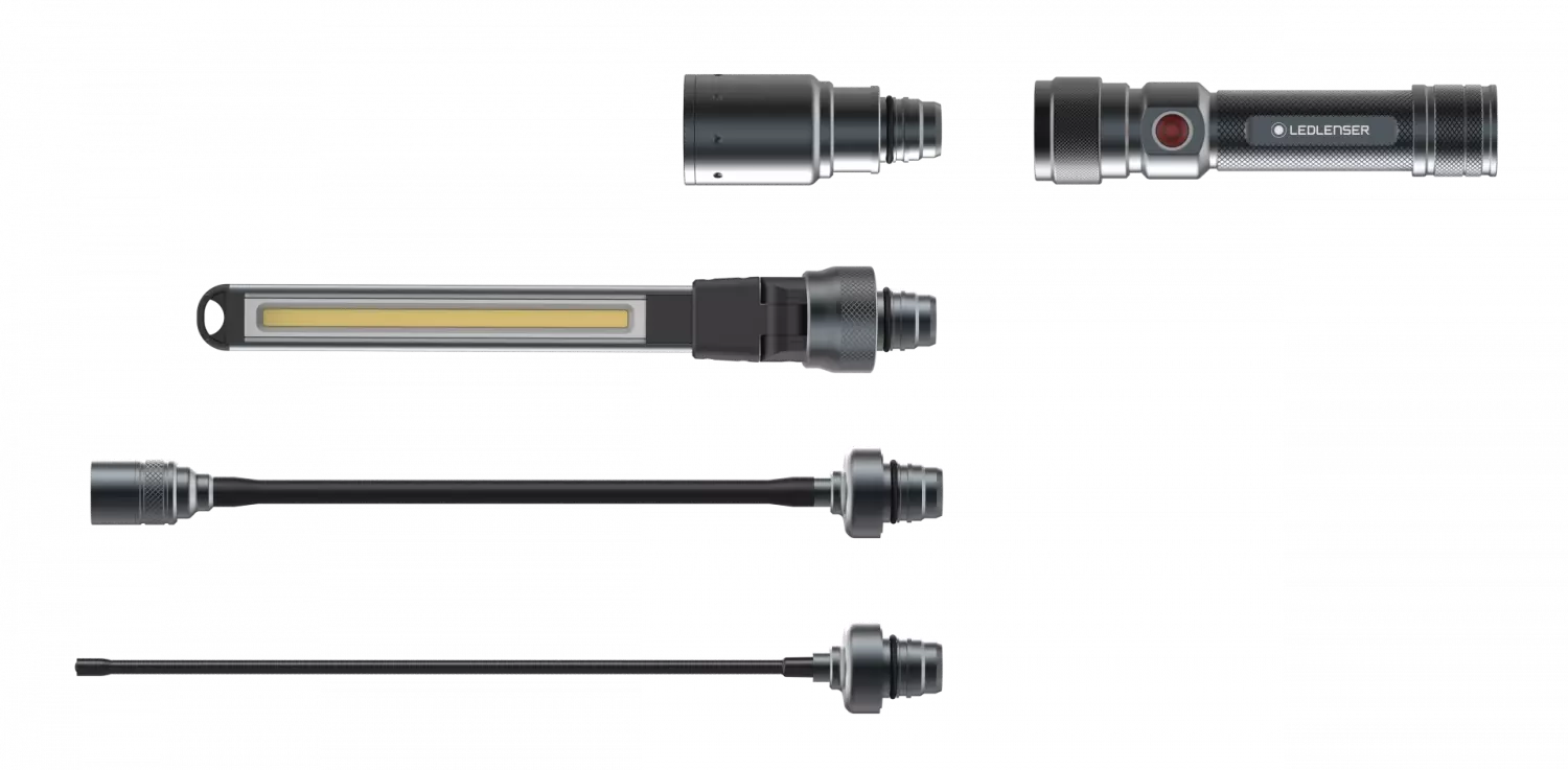 Ledlenser 502136 4-delige LED Zaklamp - Oplaadbaar - 280Lm