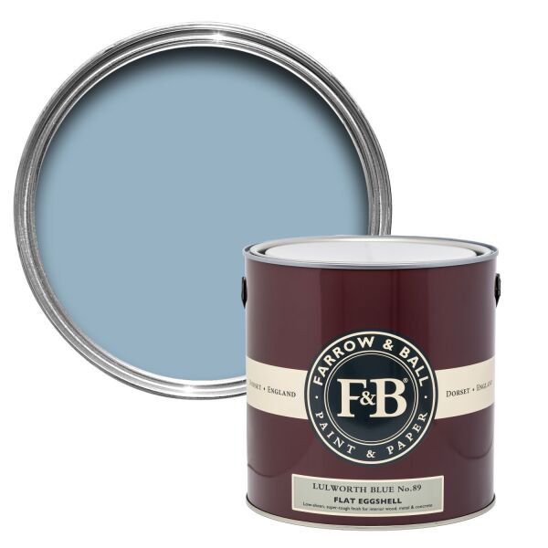 Farrow&Ball Flat Eggshell Lulworth Blue No.89 - 750ml afbeelding