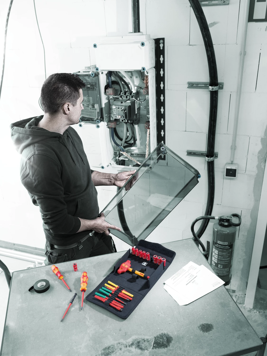 Wera 05006632001 25-delige Kraftform Kompakt VDE 24 Allround Set 1 Wisselklingenset In Etui - Met Ratelfunctie thumbnail 2