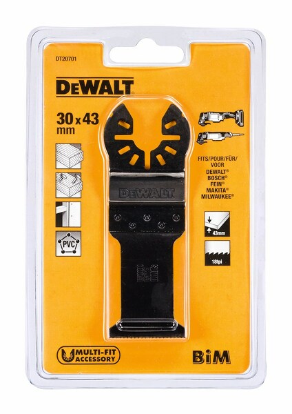 DeWALT DT20701 Universeel Multitool Bi-metalen Zaagblad Voor Hout - 30mm EAN: 5035048099247