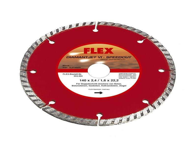 Flex 334.464 Diamantdoorslijpschijf Voor MS1706FR Muurfrees - 140 X 22,23mm - Beton - Steen - Default image for the product