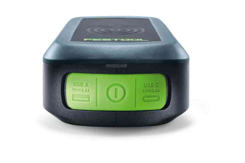 Festool PHC 18 18V Li-Ion Accu USB Adapter - Telefoon Oplader - Detailed view of the product