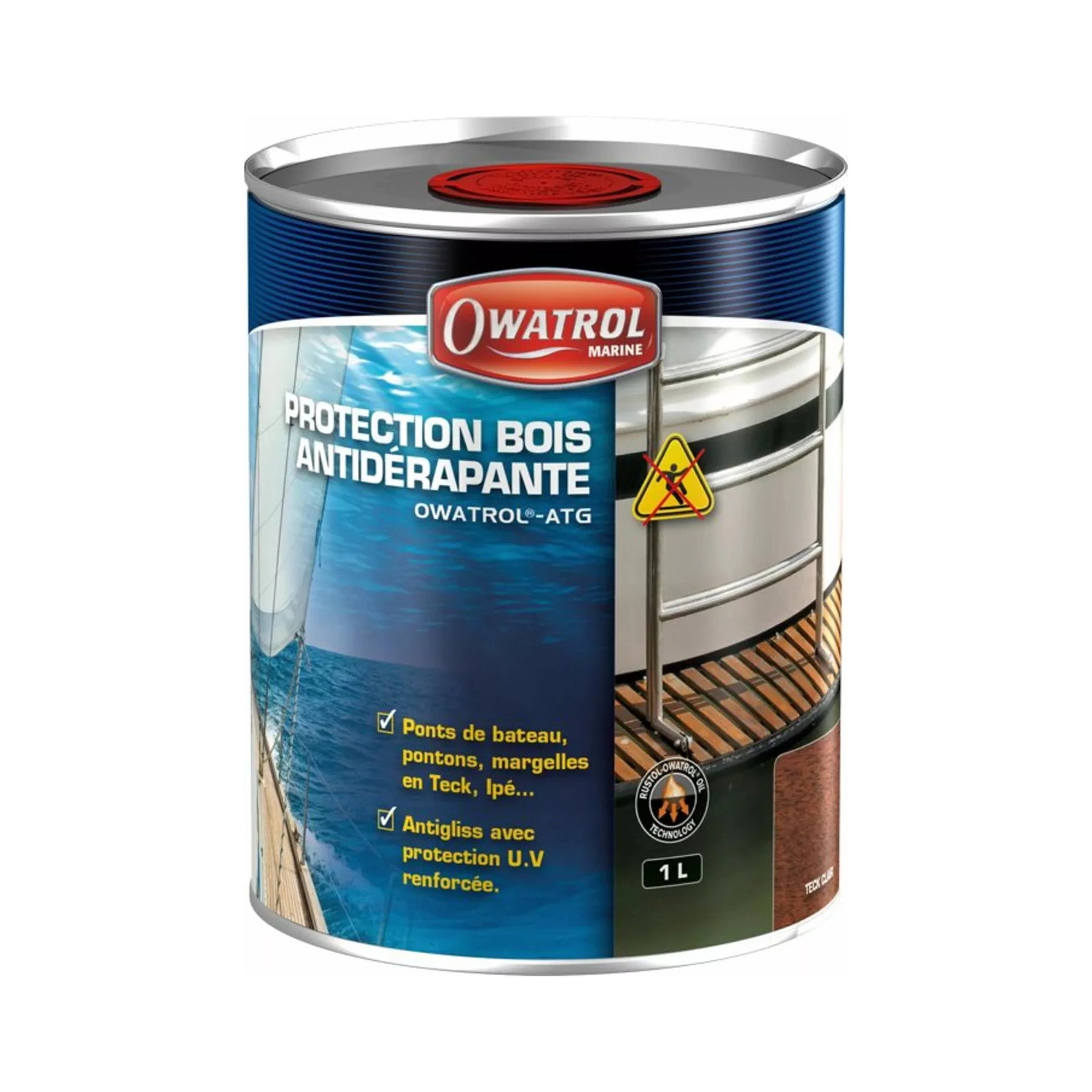 Owatrol Atg Antislipbeits Helder Teak 1L