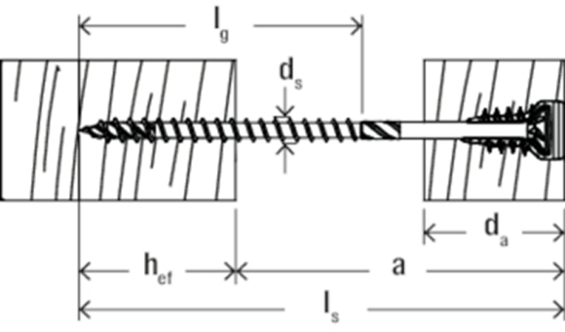 Fischer 558881 Stelschroef FAFS - TX25 - 5.0 X 100mm - Verzonken Kop - Fijne Draad - Verzinkt (100st) - Detailed view of the product