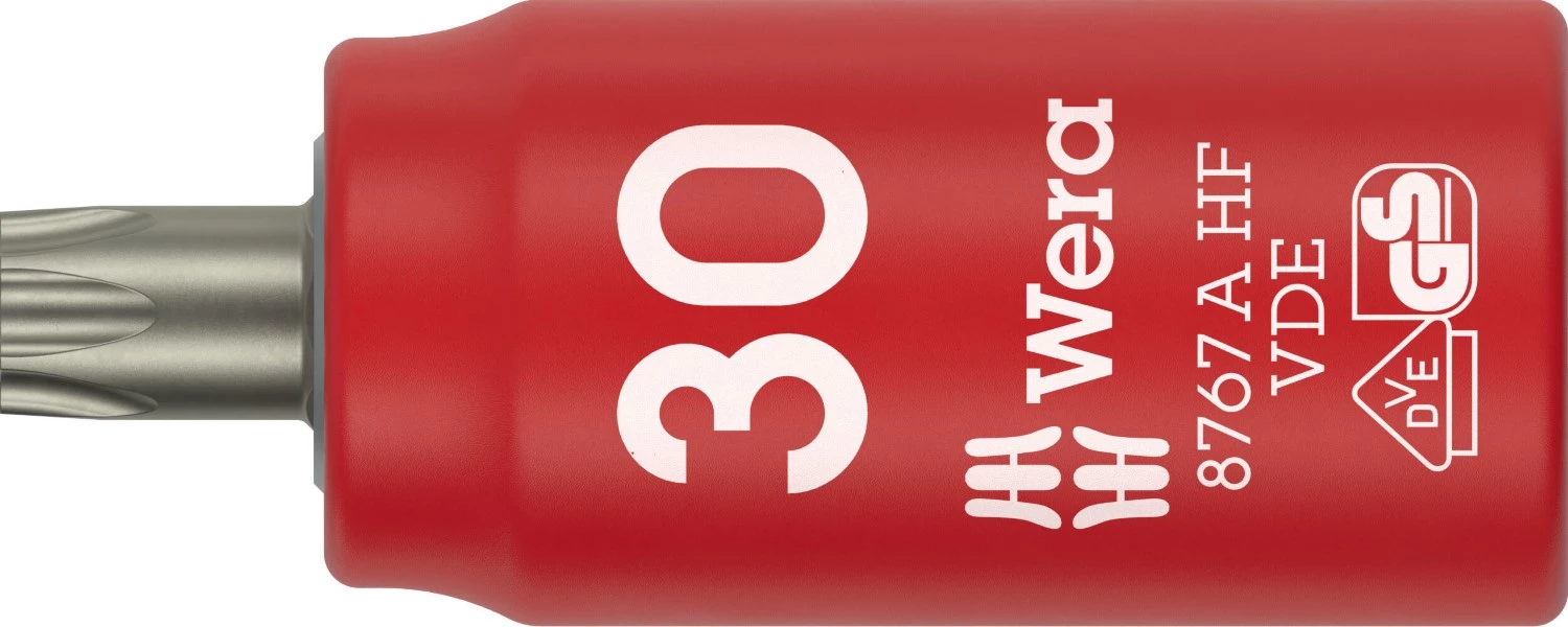 Wera 05005920001 8767 C VDE HF TORX® Zyklop Bitdop Geïsoleerd - 1/4"- TX 30