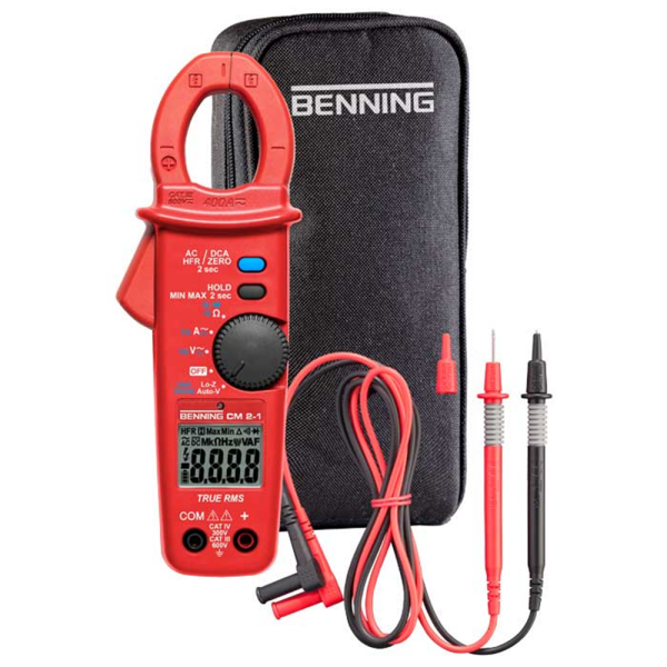 Benning CM2-1 Digitale Stroomtang TRUE RMS - AC/DC 600V&400A - CAT III 600V / CAT IV 300V - Detailed view of the product