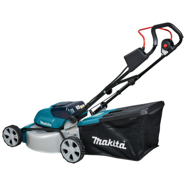 Makita DLM463PT2 (2X18V) Li-Ion Accu Grasmaaier Set (2 X 5,0Ah) - 46cm - 60L - 1600 M² - Detailed view of the product