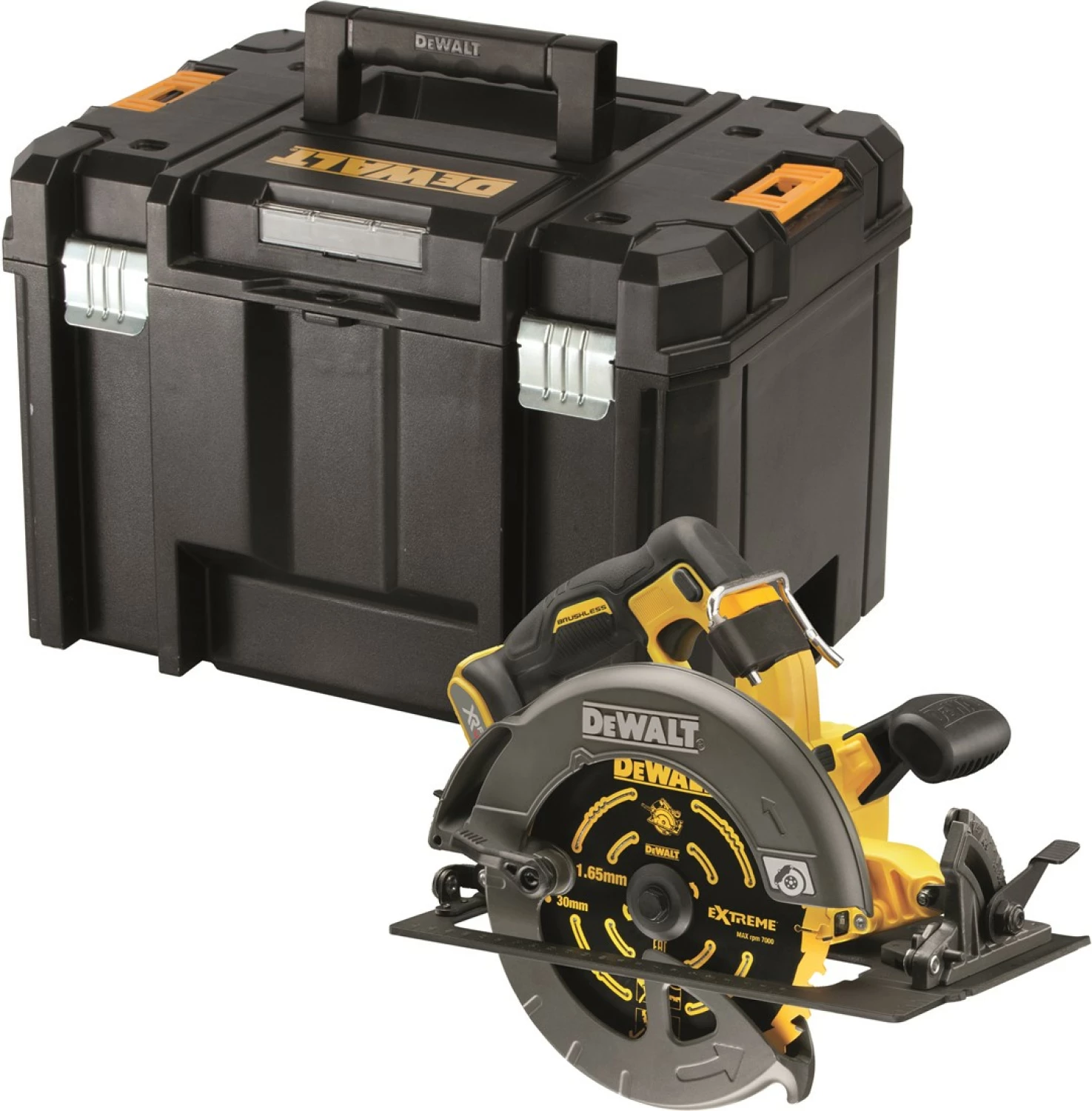 DeWALT DCS578NT-XJ 54V Li-ion XR FlexVolt Accu Cirkelzaag Body In TSTAK - 190mm