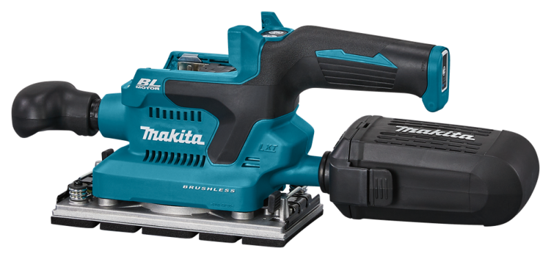 Makita DBO381ZU 18V Li-ion Accu Vlakschuurmachine Body Met AWS Zender - 93x230mm - Koolborstelloos - Detailed view of the product