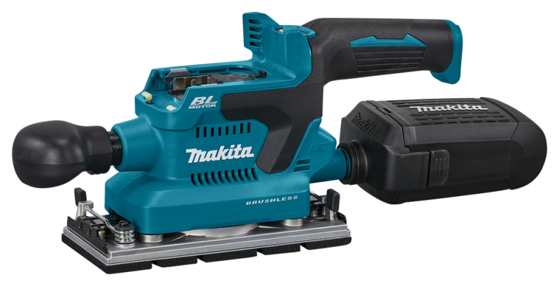 Makita DBO381ZU 18V Li-ion Accu Vlakschuurmachine Body Met AWS Zender - 93x230mm - Koolborstelloos - Detailed view of the product