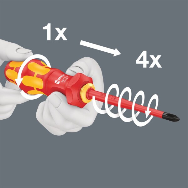 Wera 05006641001 16-delige Kraftform Kompakt Turbo I Imperial 1 Tool Finder Wisselklingenset In Etui - Detailed view of the product