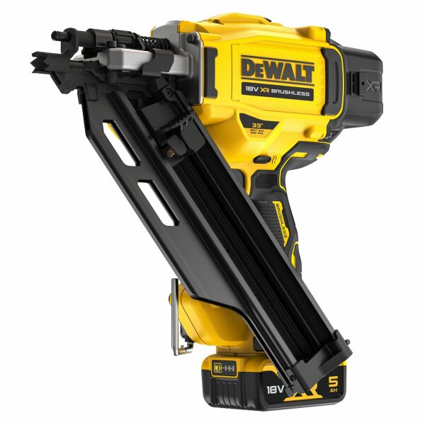 DeWALT DCN930P2-QW 18V Li-ion XR Accu Constructie Tacker Set (2x 5.0Ah) In TSTAK - Enkelschot&Bumpfire - 50-90mm - Koolborstelloos - Detailed view of the product