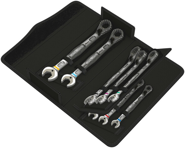Wera 05020093001 8-delige 6001 Joker Switch 8 Imperial Set 1 Steek-ringratelsleutelset In Etui - Inch - Default image for the product