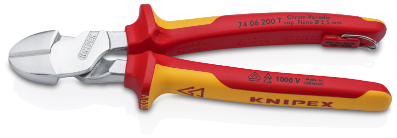 Knipex 74 06 200 T VDE Kracht Zijsnijtang - 200mm - Default image for the product