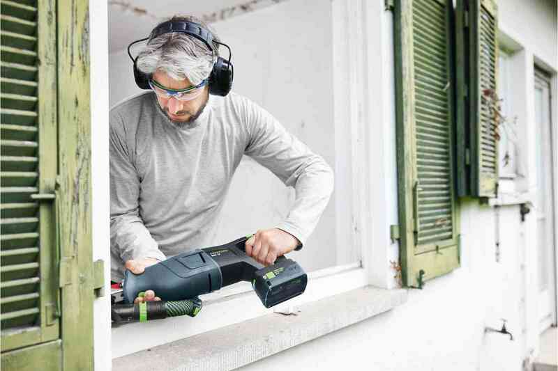 Festool RSC 18 5,0 EB-Plus 18V Li-Ion Accu Reciprozaag Set (2x 5,0Ah) In Systainer - 230mm - Detailed view of the product