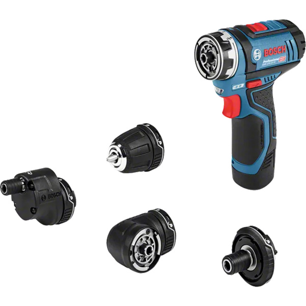 Bosch GSR 12V-15 FC 12V Li-Ion Accu Boor-/schroefmachine Set (2x 2.0Ah Accu) In L-Boxx Incl. 4 Opzetstukken - Detailed view of the product