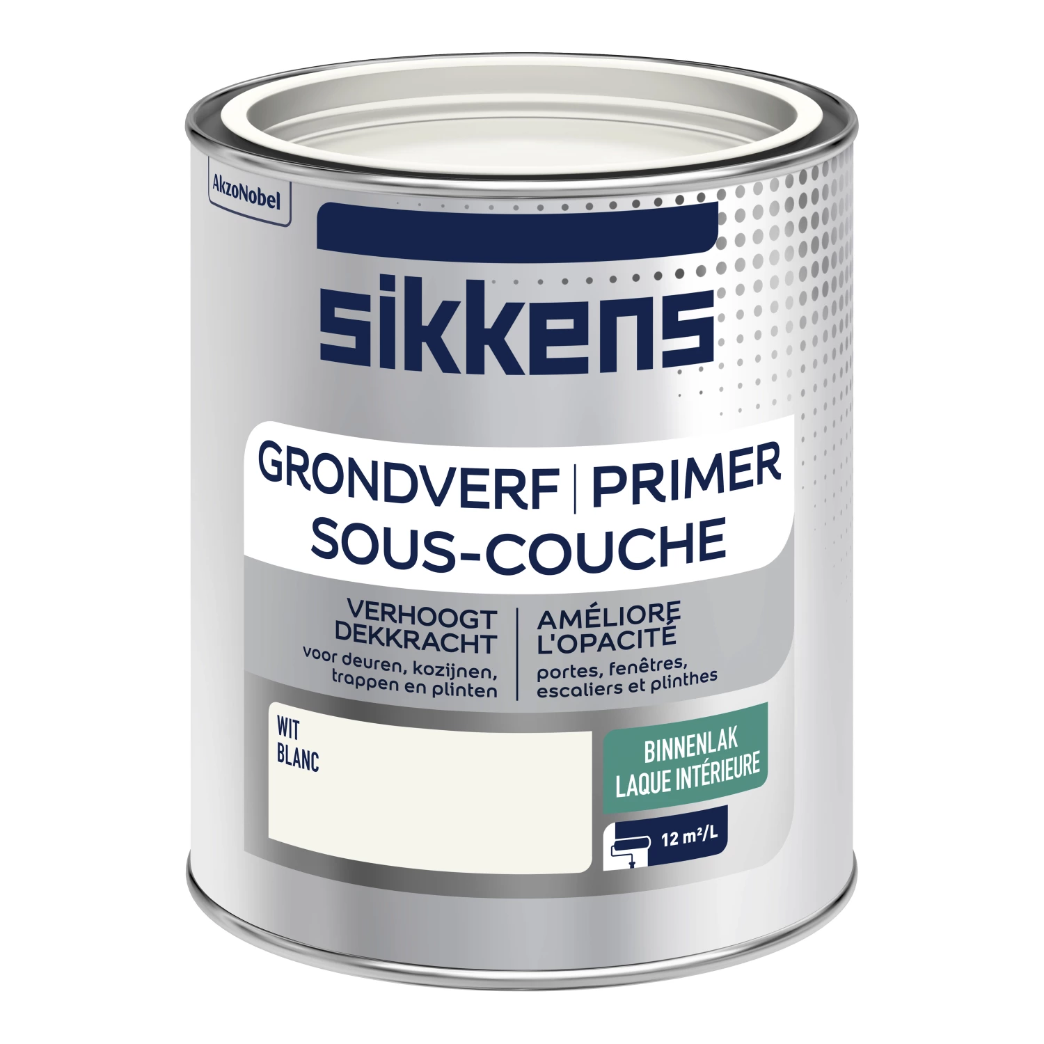 Sikkens grondlak binnen wit 750 ml