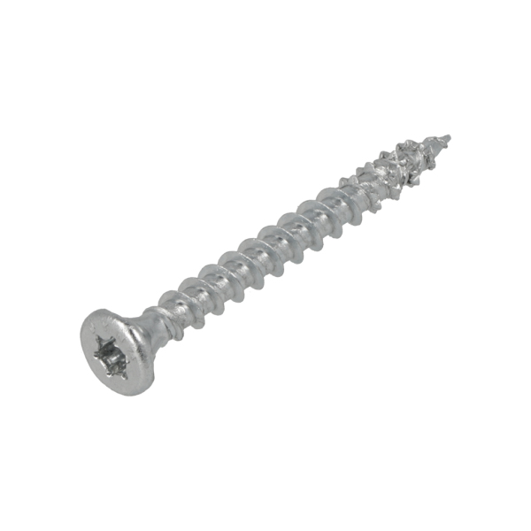 DynaPlus 0281.01.25601 Unischroef - TX20 - 4.0 X 40mm - Platkop - Voldraad - Verzinkt (200st) - Detailed view of the product